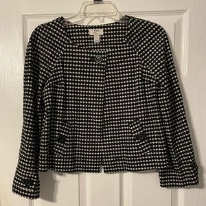Loft Petites Patterned Career Blazer